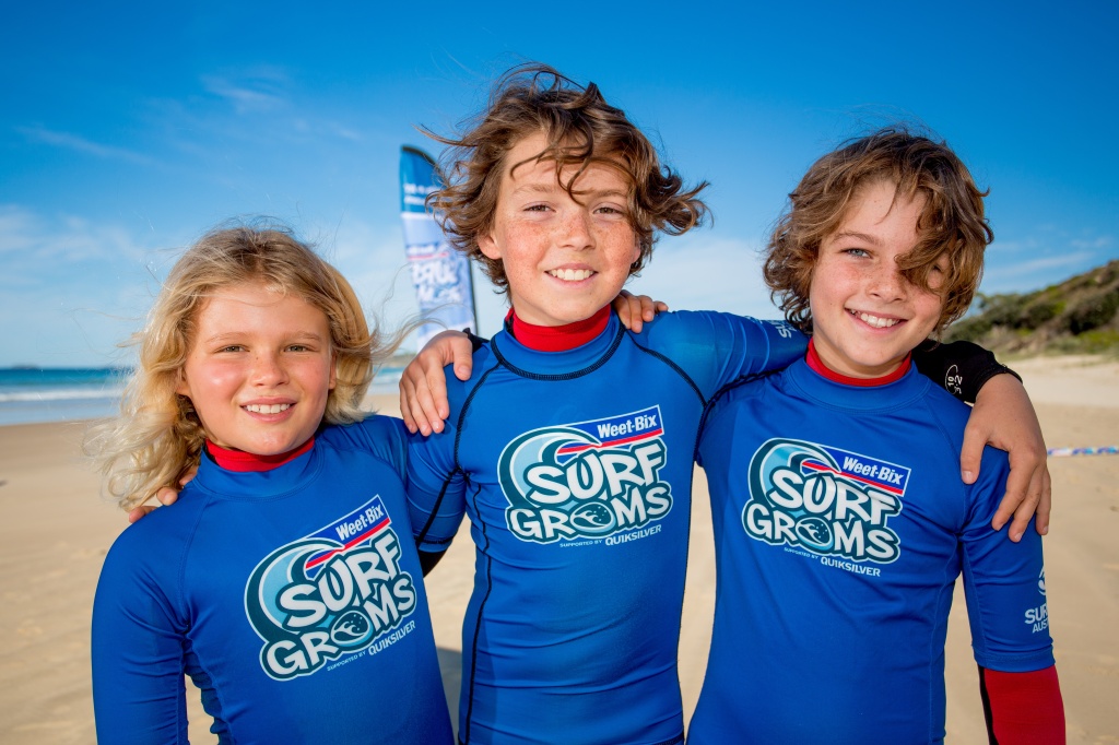 Make new friends and learn to surf