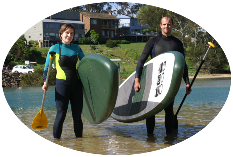 stand up paddle board hire in broulee