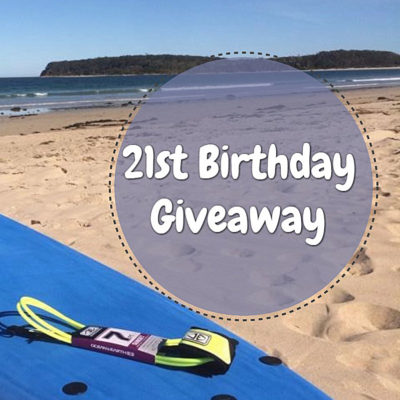 2st Birthday for Broulee surfschool-Giveaway